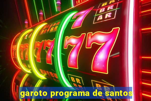 garoto programa de santos